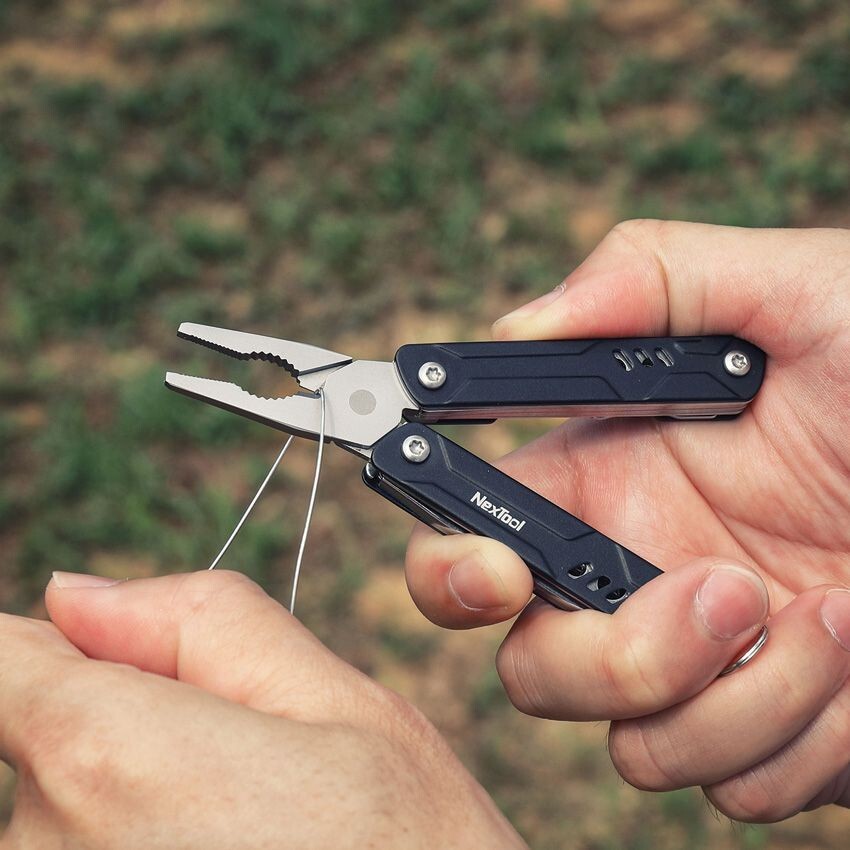 NexTool Mini Sailor Lite Multitool With Aluminum Handles 2.75″ Closed 8 Tools