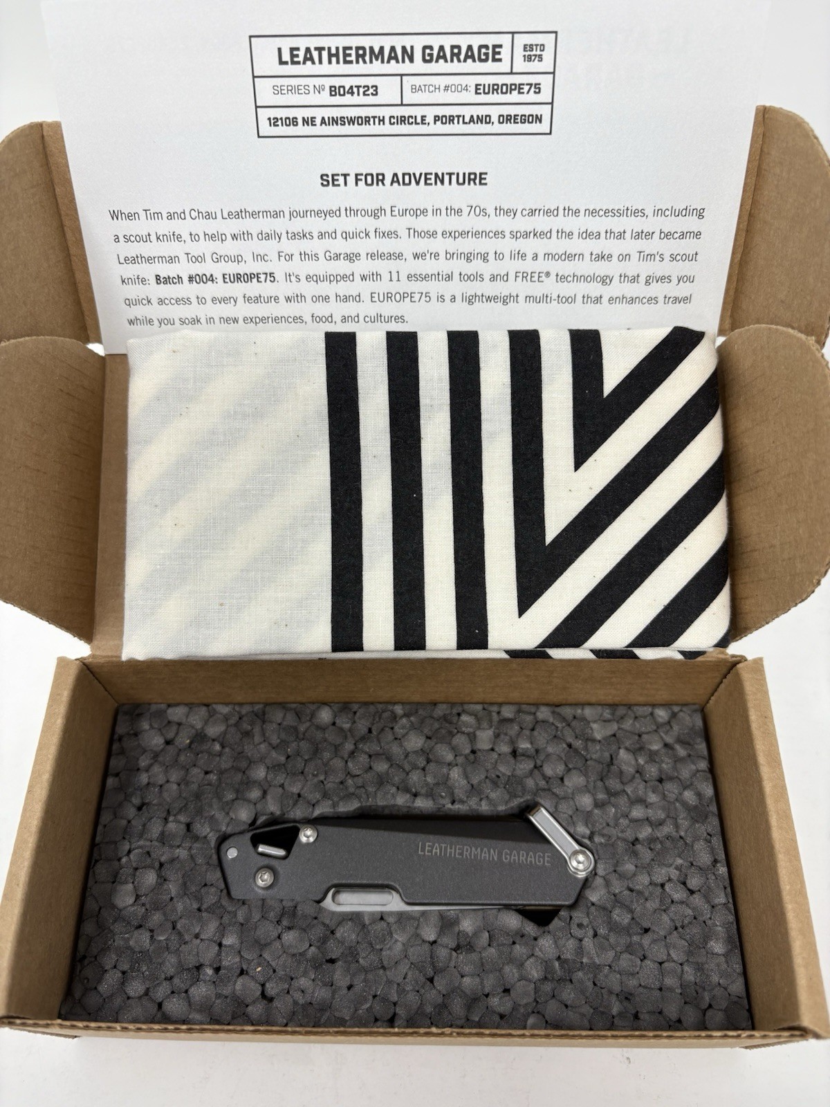 Leatherman Garage Batch 004 Europe75 Limited Edition Multitool Brand New