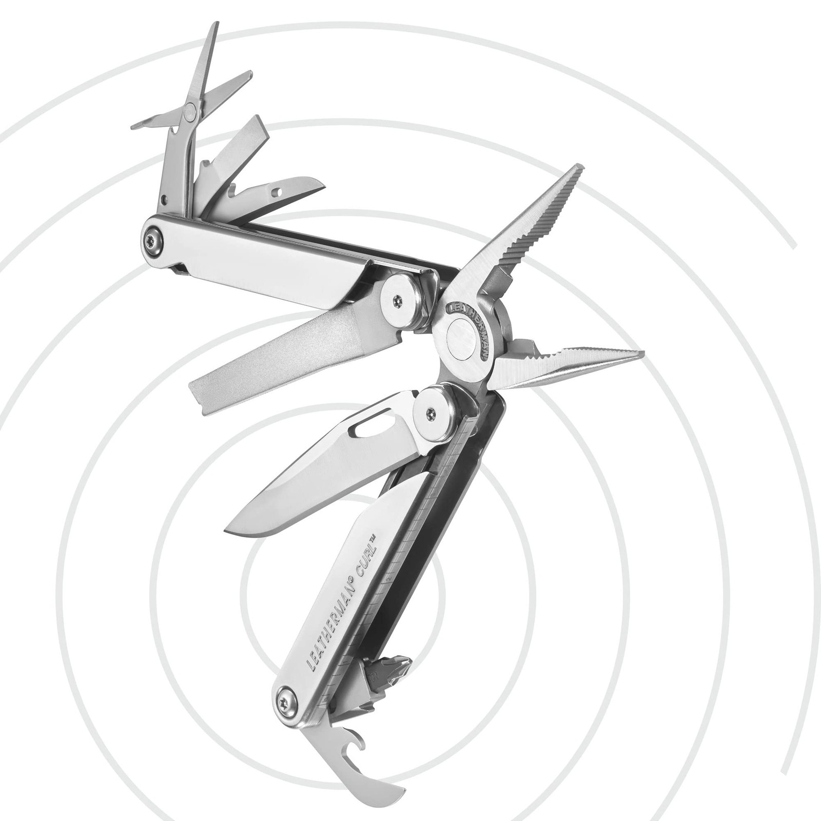 LEATHERMAN Curl Multitool Stainless Steel Everyday Carry EDC