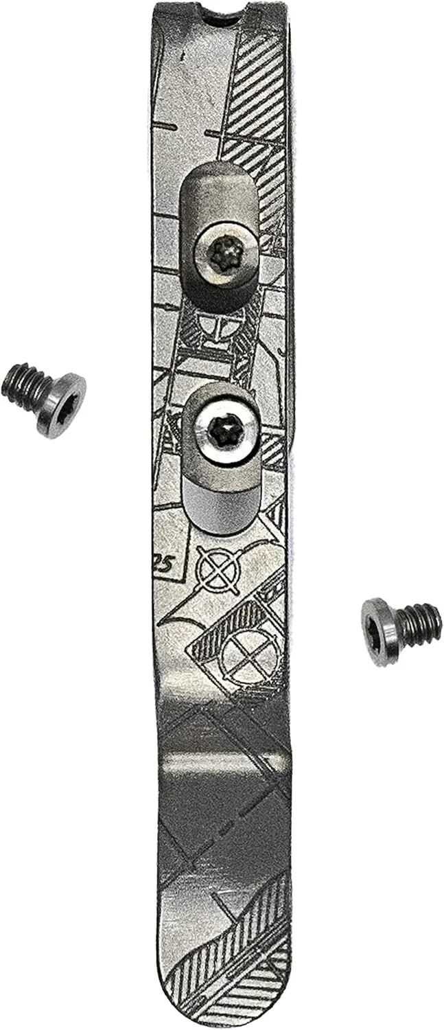 Titanium Pocket Clip. Made for Leatherman Free (P2, P4, T2 & T4) Curl & Bond. TC