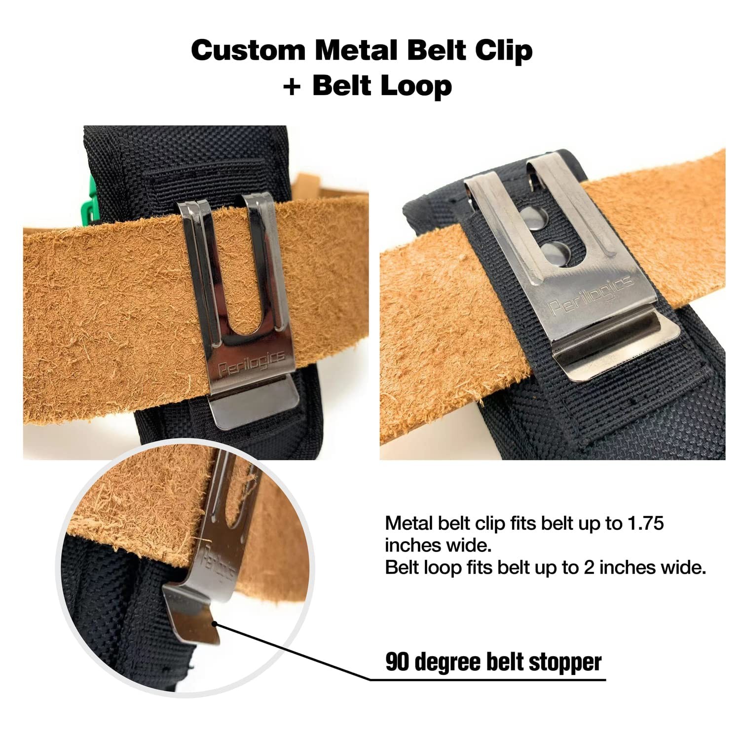 Perilogics Magnetic Tool Sheath for Leatherman – Nylon Belt Pouch Fits Wave Plus