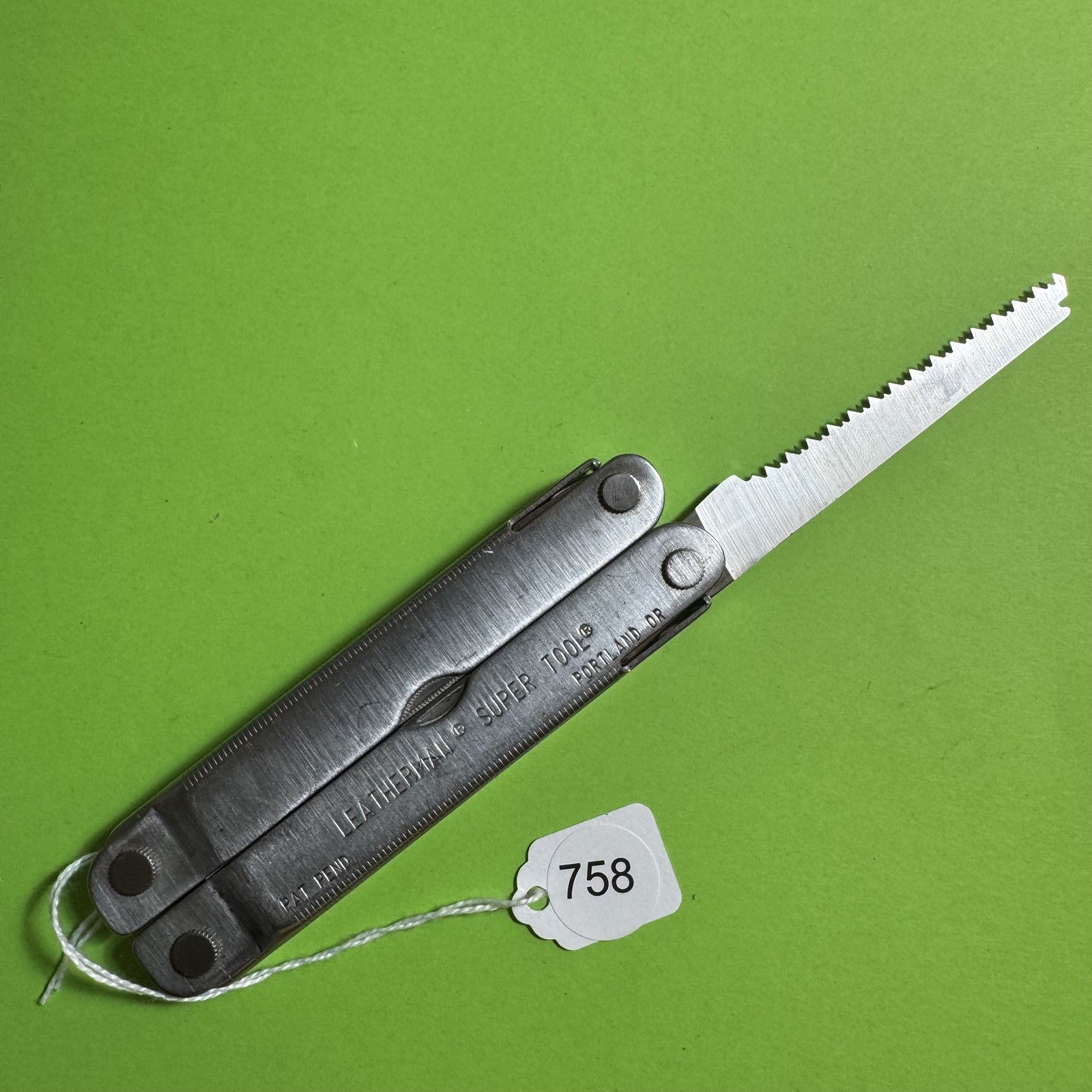 Leatherman Super Tool Plier Multi Tool Pocket Knife Stainless EDC #758
