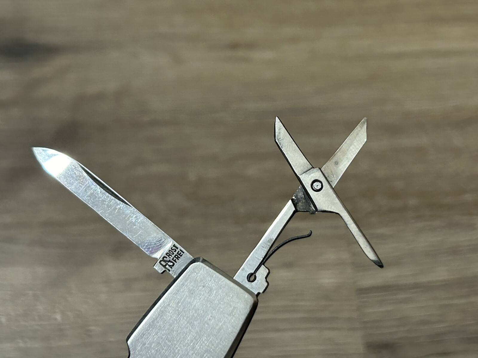 Vintage Rostfrei Stainless Steel Multi Tool Pocket Knife Germany