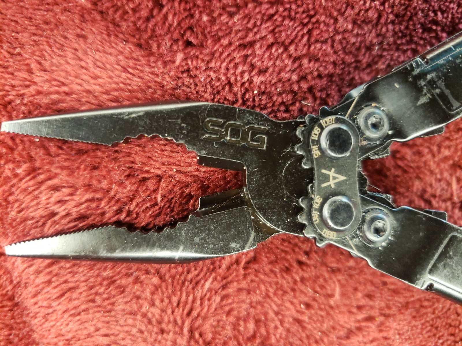 🔪 SOG PowerPint Black Multi-Tool Pocket Knife Folding Pliers