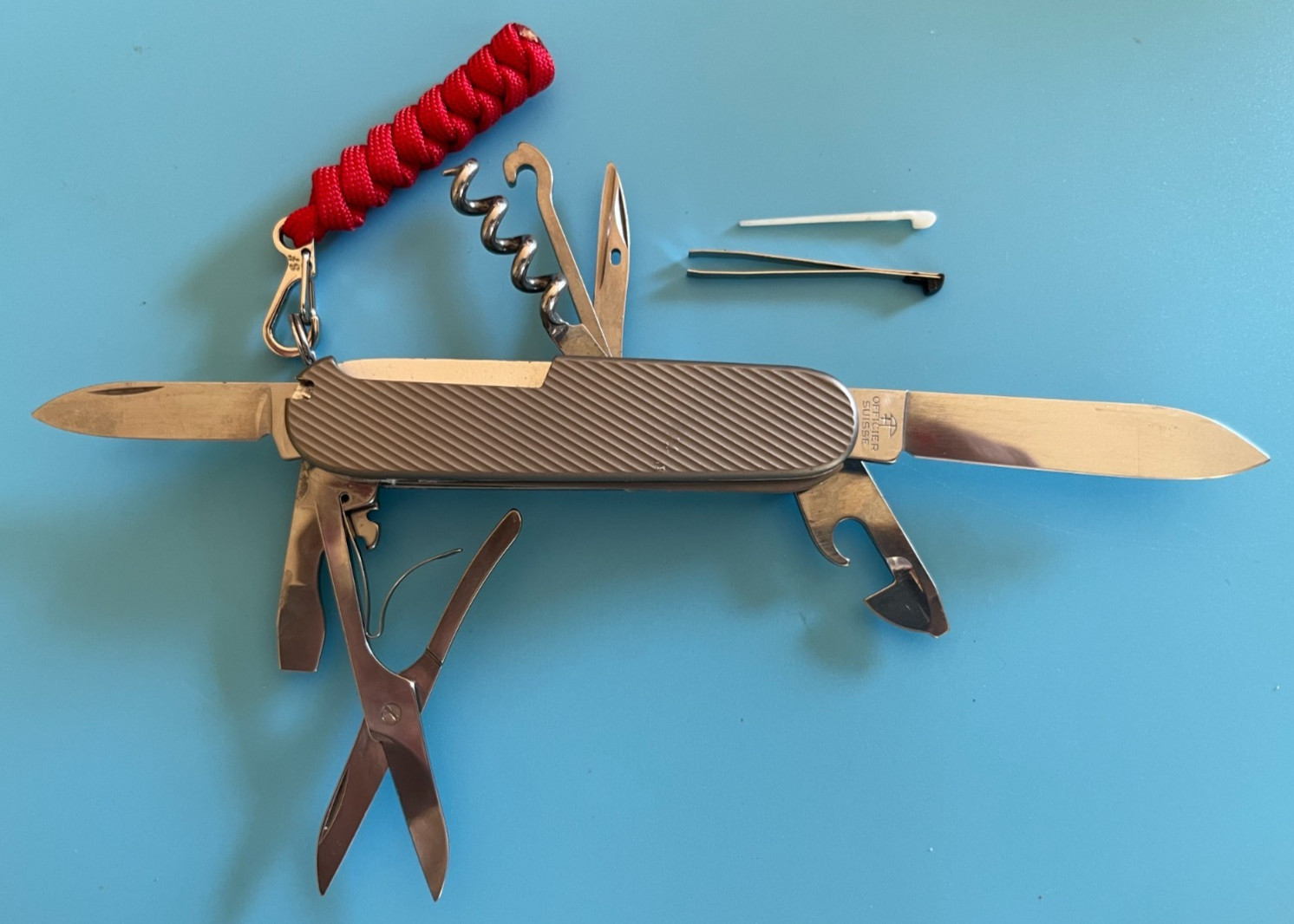 Victorinox Titanium Alloy Scales Customized Multi-tool, 91mm Forge And Bones