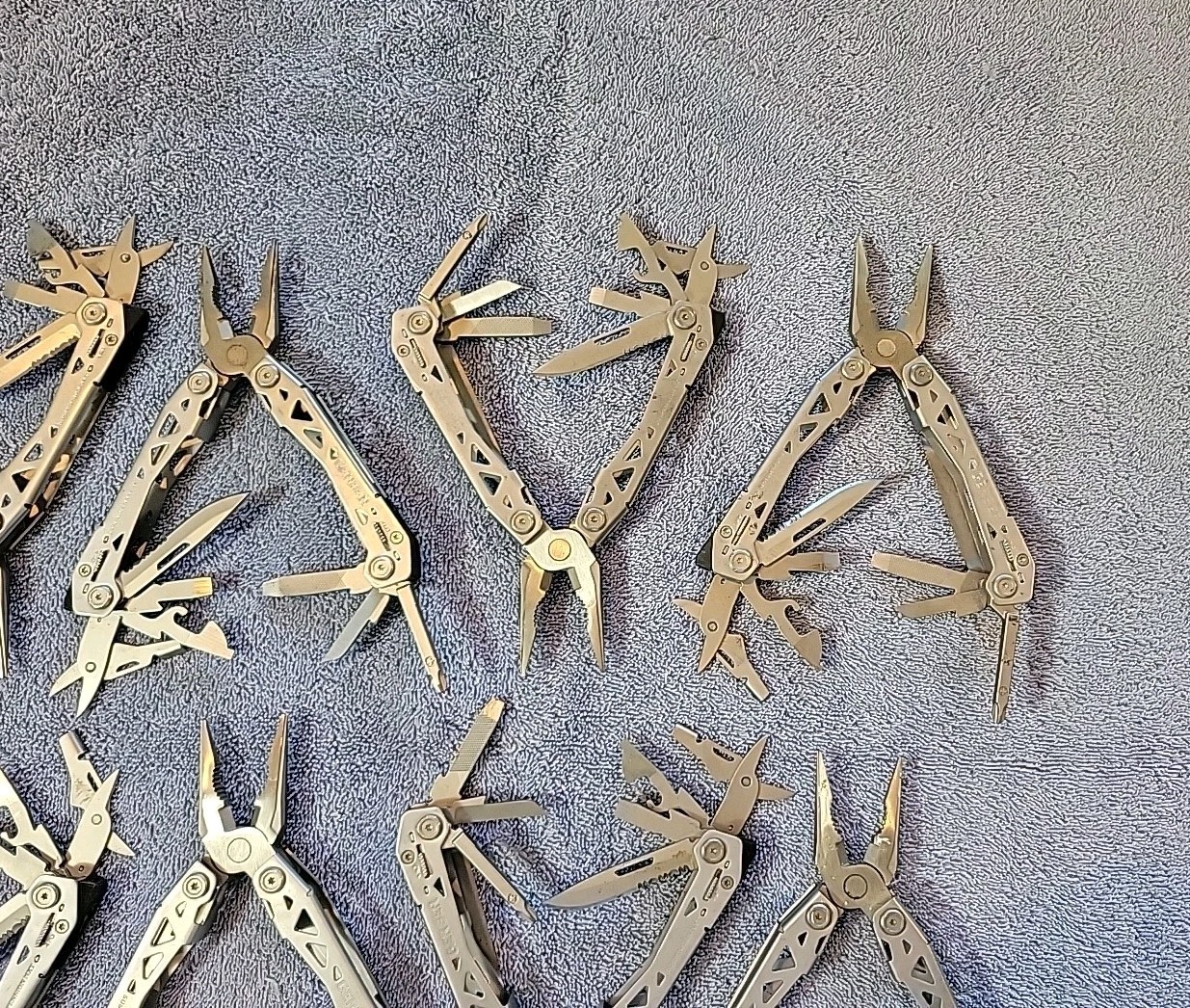 Gerber Suspension NXT Multi Tools – LOT OF 12 – Pliers, Scissors, Knife, File