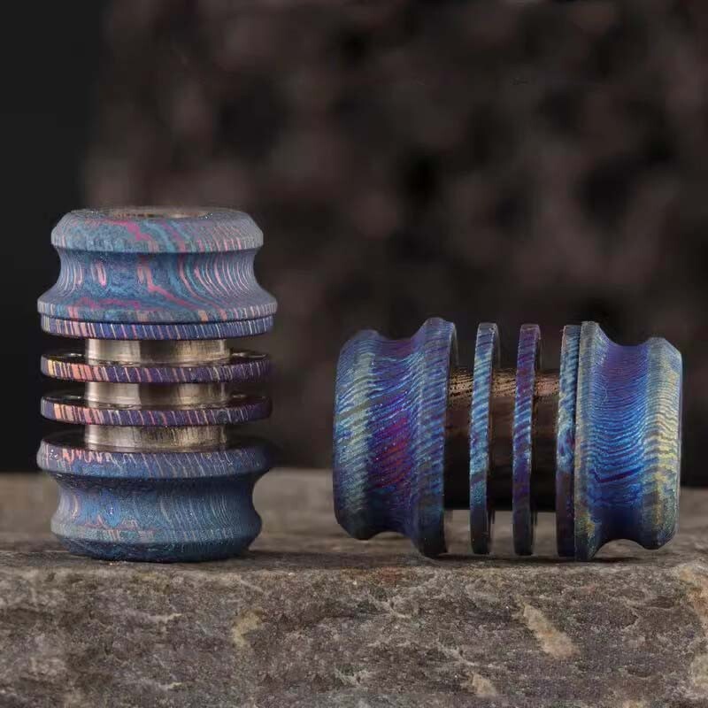 TC4 Damascus Lanyard Bead Paracord Necklace Pendant Bracelet Making