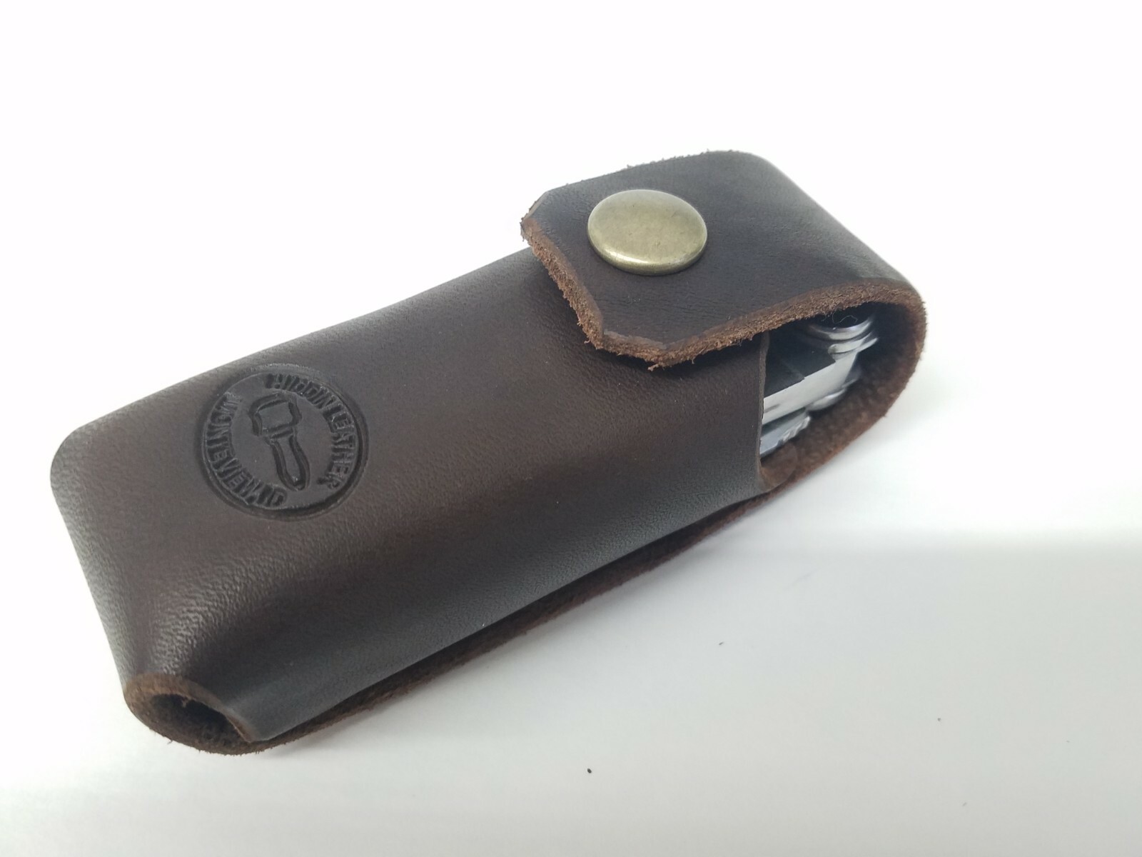 Brown Leather Sheath for Leatherman FREE P2 / P4 TOUGH USA Handmade
