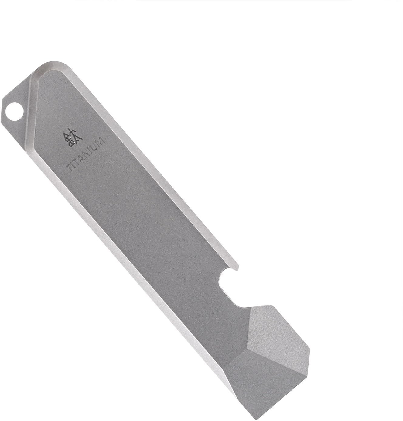 Titanium EDC Pry Bar with Bottle Opener Function Portable Multi Tool
