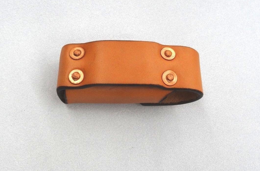 Tan Leather Sheath For Leatherman Wave One Piece Design Custom USA Handmade