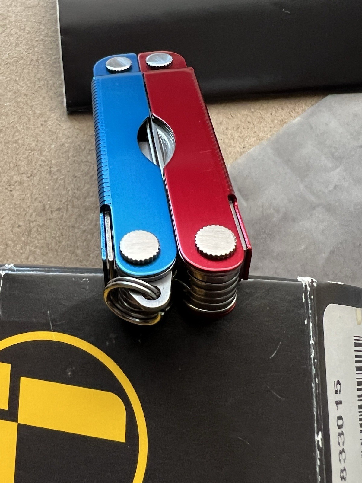 LEATHERMAN Micra – Red & Blue, Mint in Box, Rare.