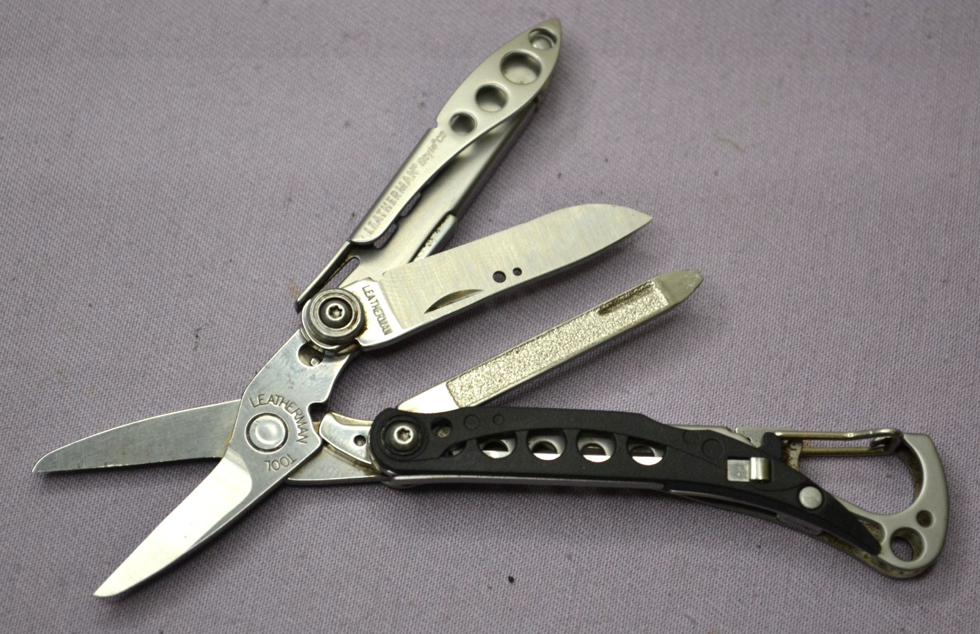 OEM Leatherman Style CS Black Stainless Multi-Tool Knife Discontinued USA–Great