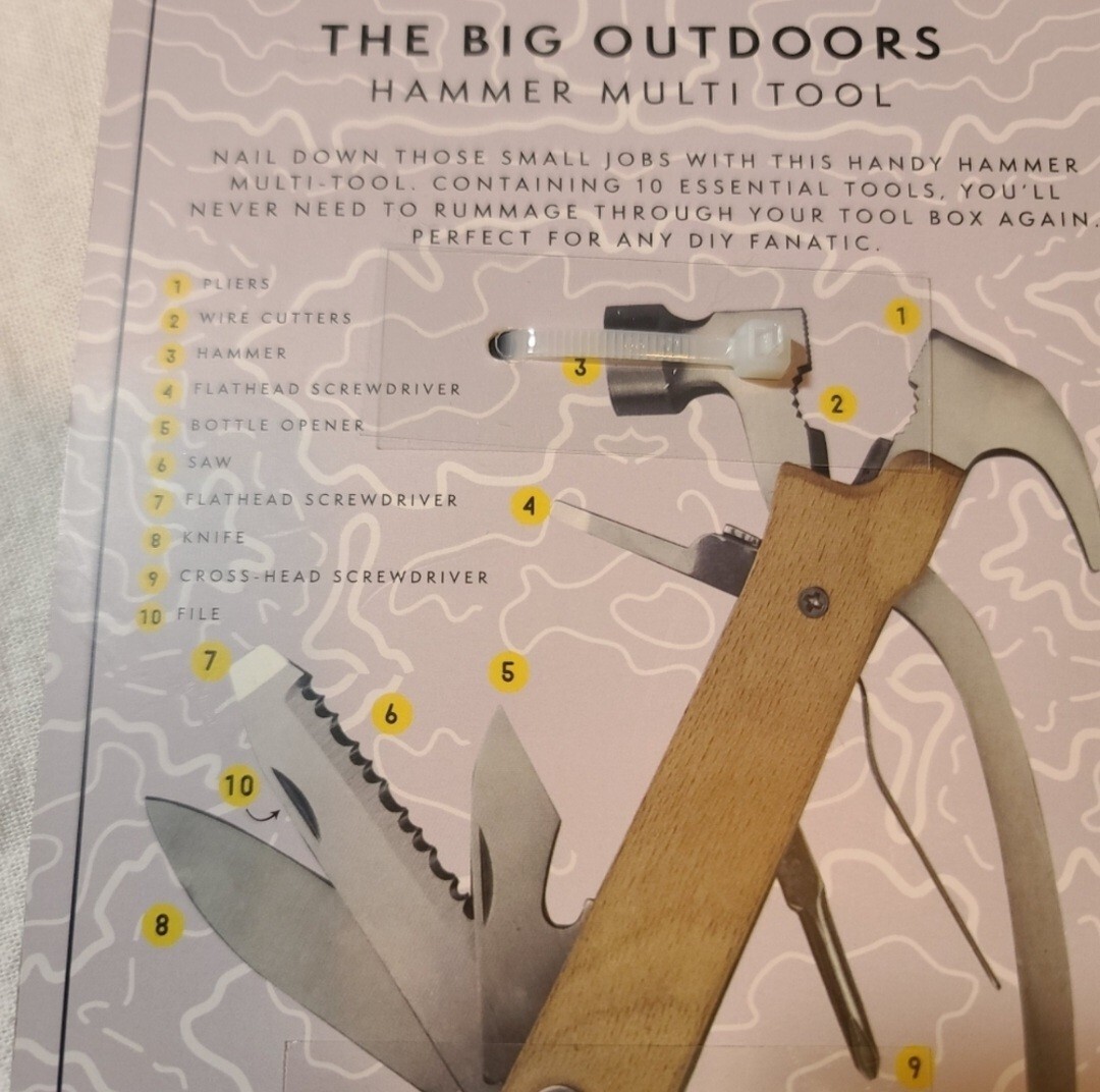 New The Big Outdoors 10-in-1 Multi-Tool