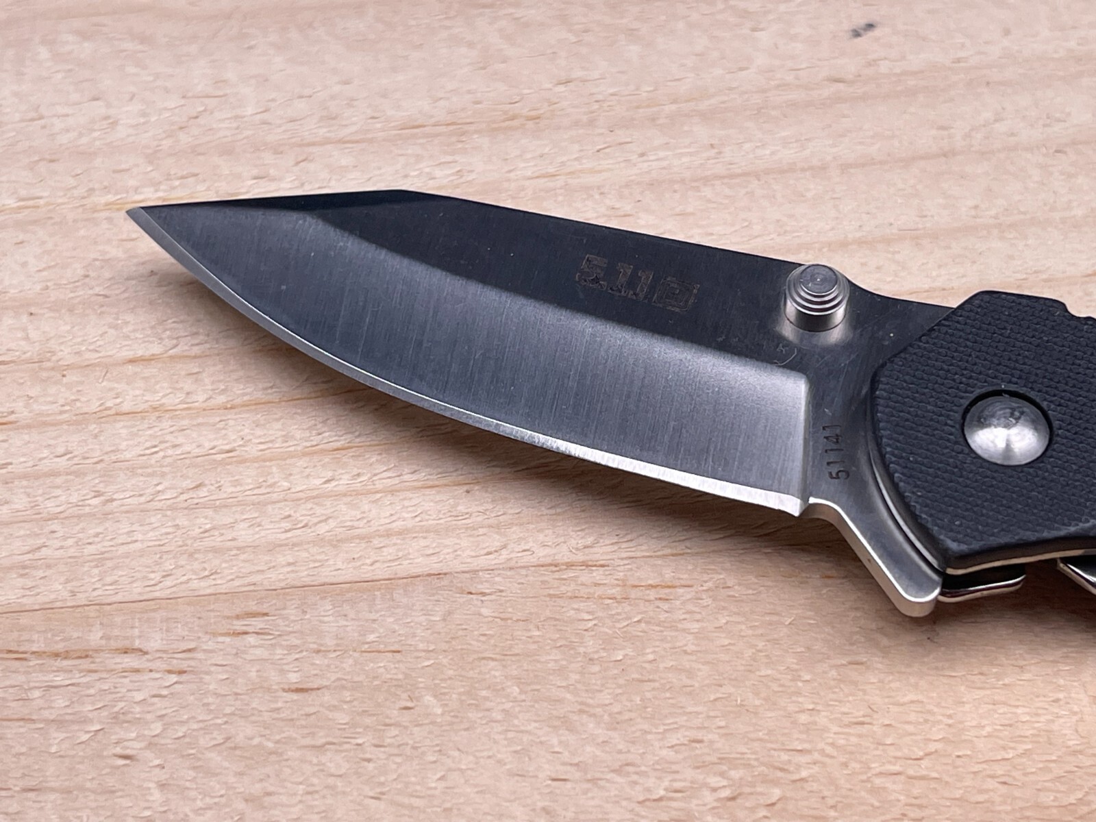 5.11 Tactical Folding Pocket Knife 51141 – Black/Silver Handle 03/20