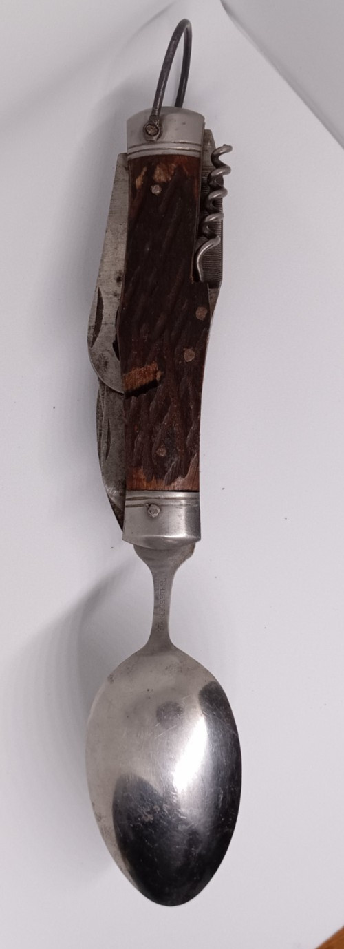 Vintage Hobo Multi-Tool Camping Knife Stainless Utensils & Survival Tools JAPAN