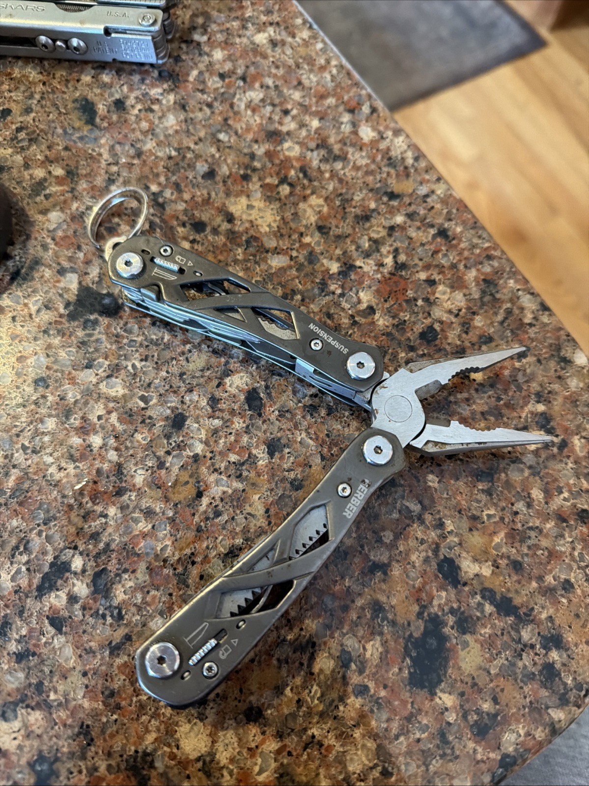 Gerber Suspension Stainless Steel Multi-Tool Needs Cleaning
