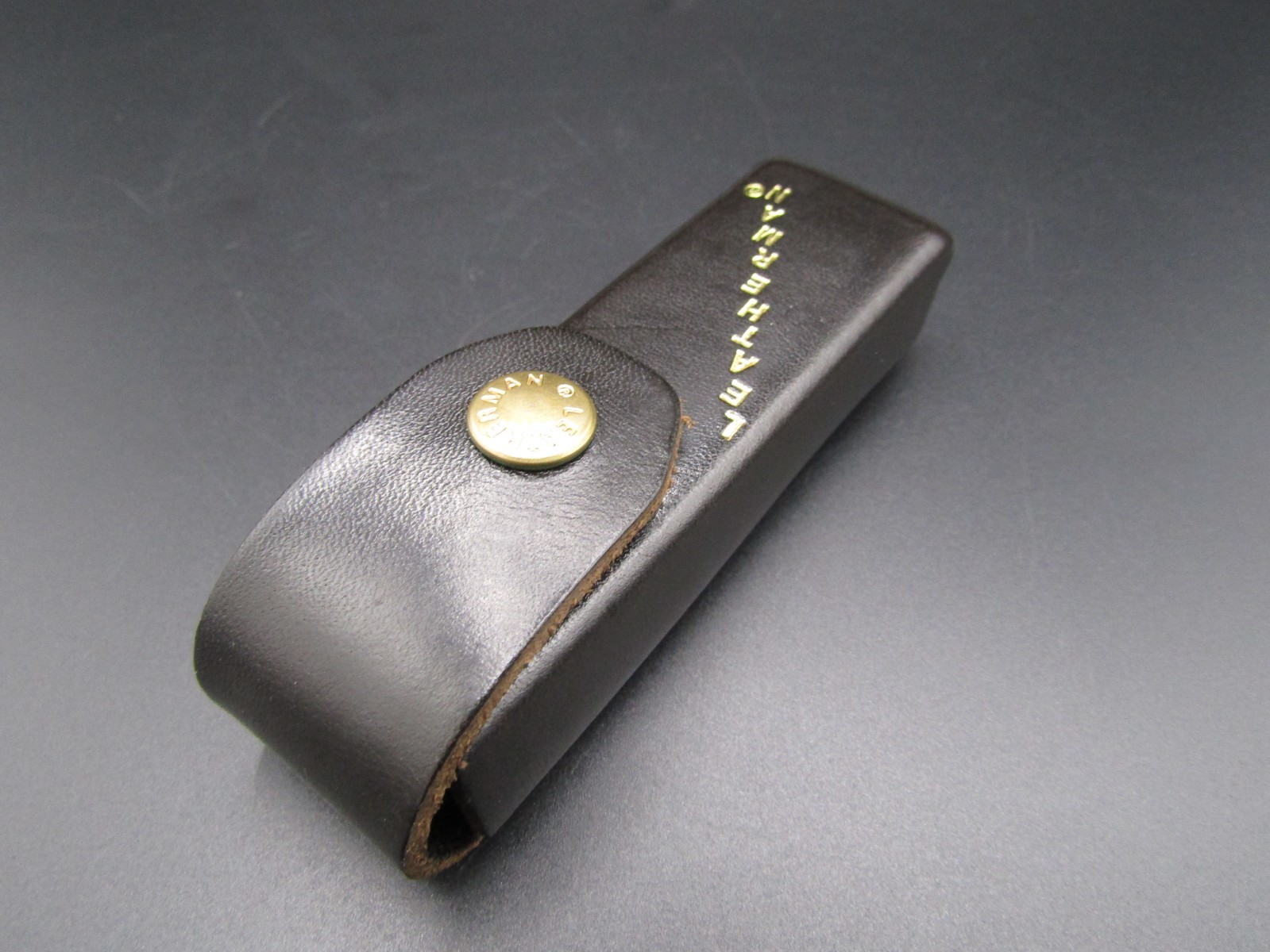 Vintage New Old Stock NOS Genuine Leatherman Multi-Tool Black Pouch Sheath 4 1/4