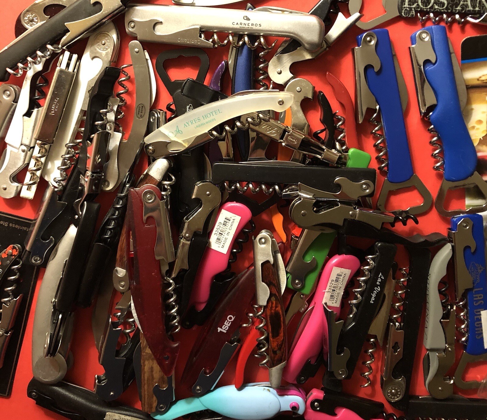 LOT OF 50+ CORKSCREWS…USED IN GOOD CONDITION.