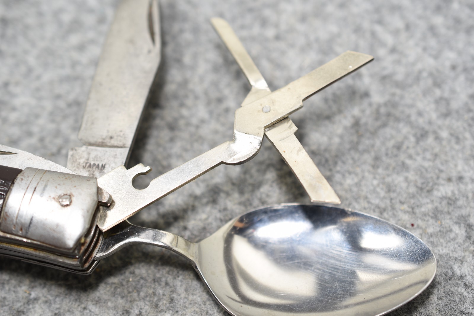Camping Knife Fork Spoon Opener Scissors Japan