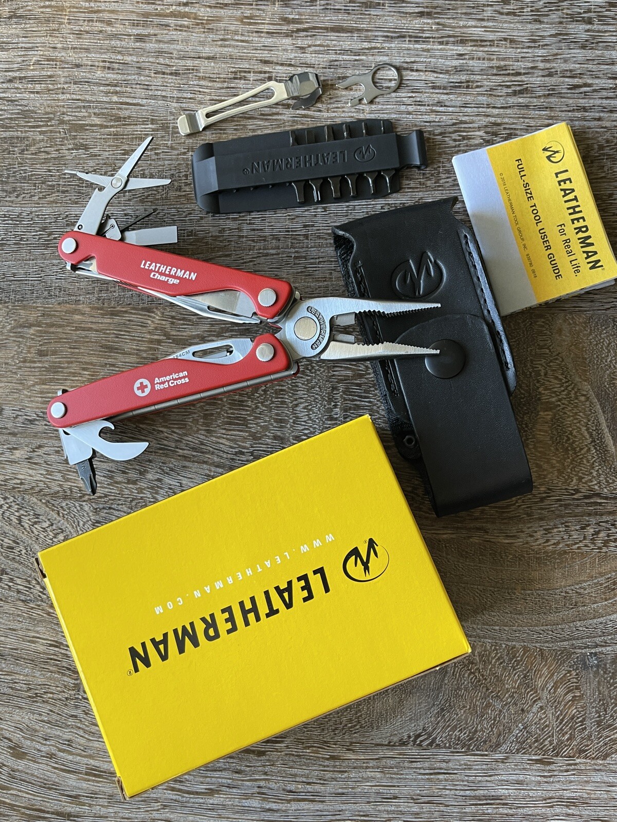 Collectible Limited Edition Set: Leatherman Charge American Red Cross multi tool