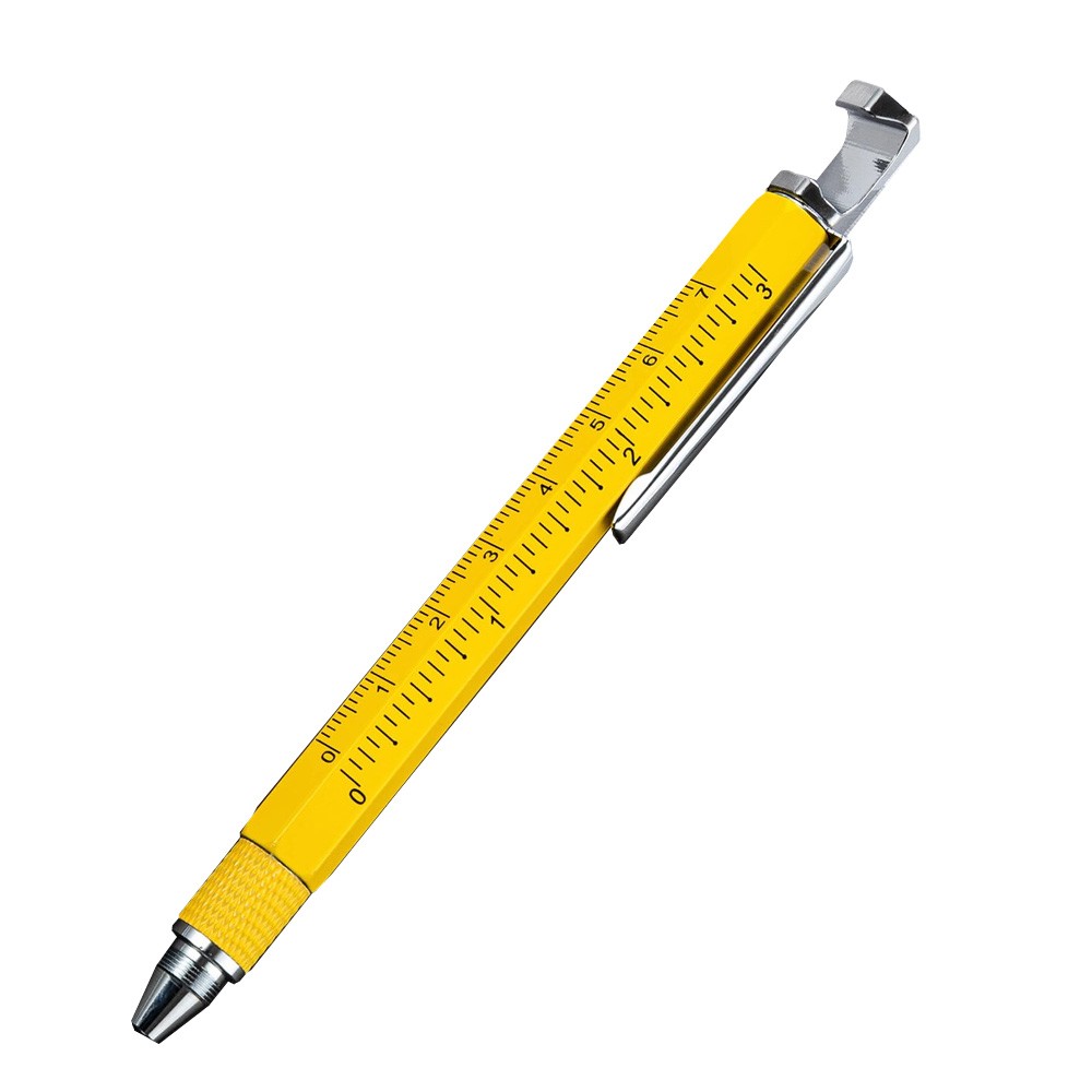 Multi-Function Pen w/ Screwdriver, Ruler, Phone Holder, Stylus ， Bottle Opener