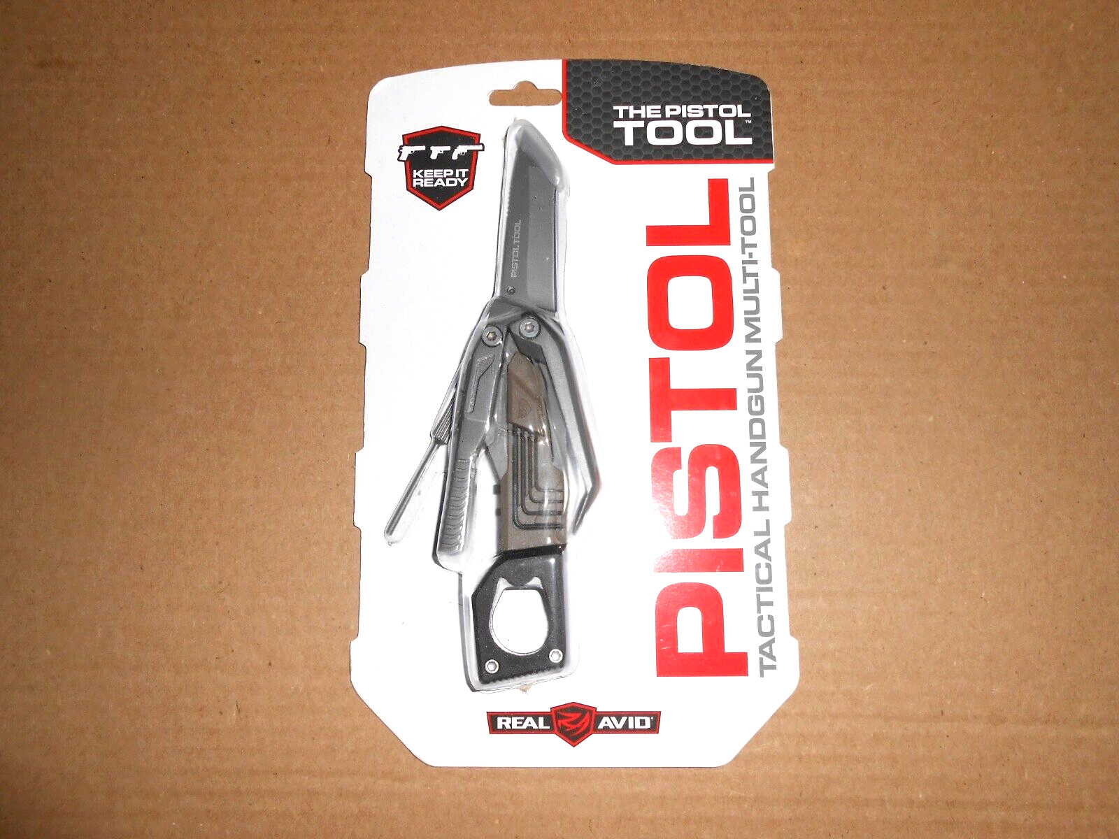 New REAL AVID Tactical Handgun Multi Tool Plus Handgun Holster & Click Belt !