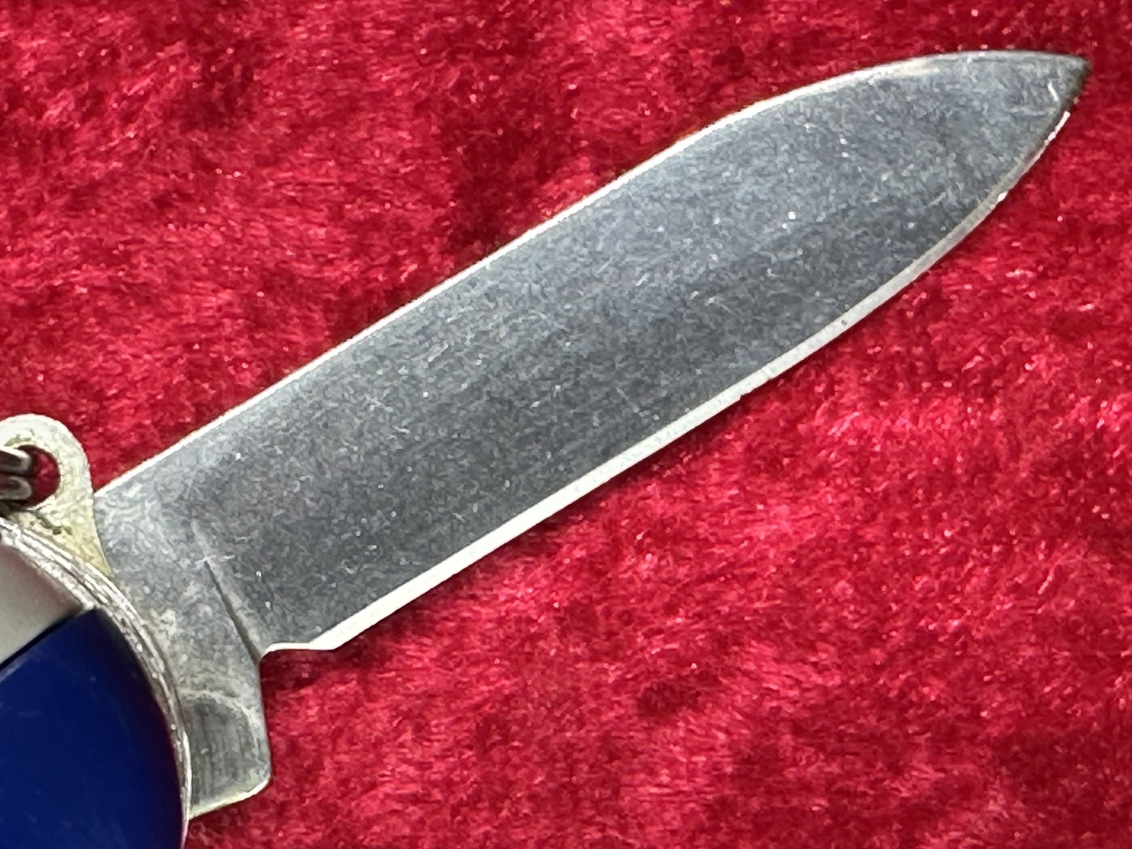 Victorinox Champion-C Motorola Blue Swiss Army Knife w/Pouch Rare Vintage (669)
