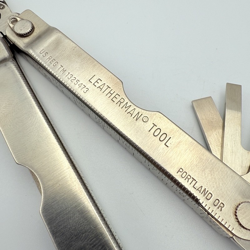 Leatherman Tool Original PST Multi-Tool Stainless Steel with Leather Sheath