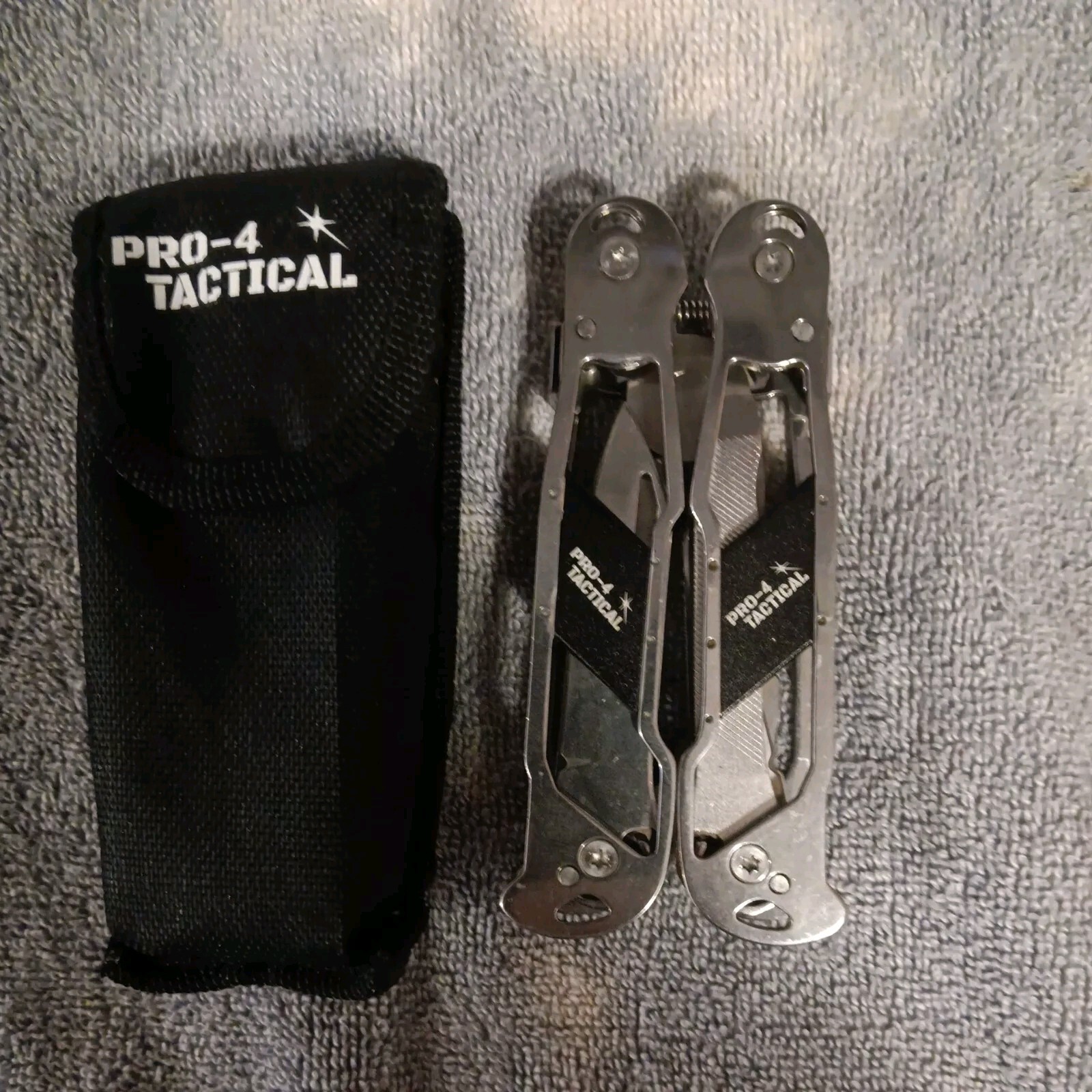 PRO-4 TACTICAL 12 IN 1 MULTI-TOOL PLIERS/ W NYLON SHEATH