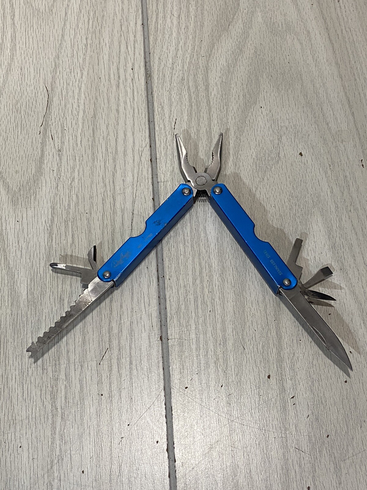 Sheffield Blue Multi Purpose Folding Pocket Knife 12760