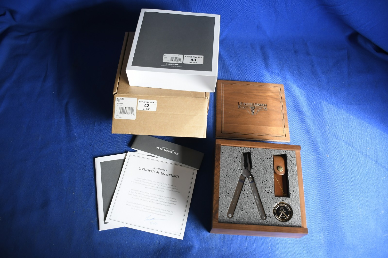 Leatherman PST collectors Edition 832519 made in USA #43 of 500 inner& outer box