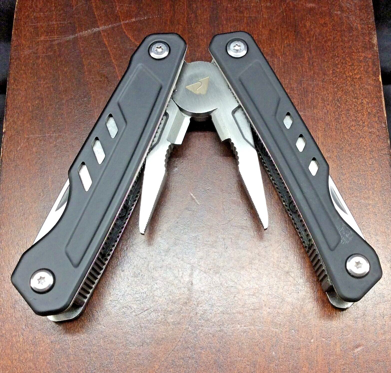 Ozark Trail Multi Tool Stainless Pliers Saw Knife Screwdrivers Openers W/Sheath