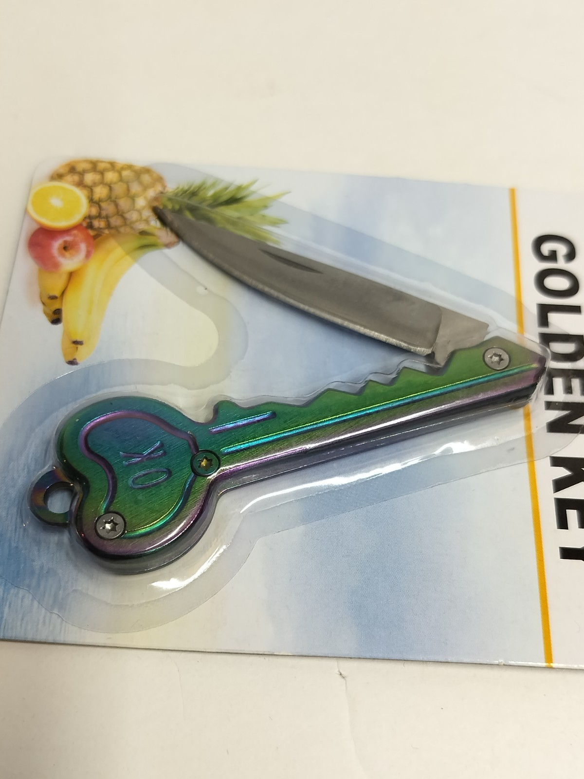 Folding Knife KEY SHAPED Small 2″ Blade (#251184)