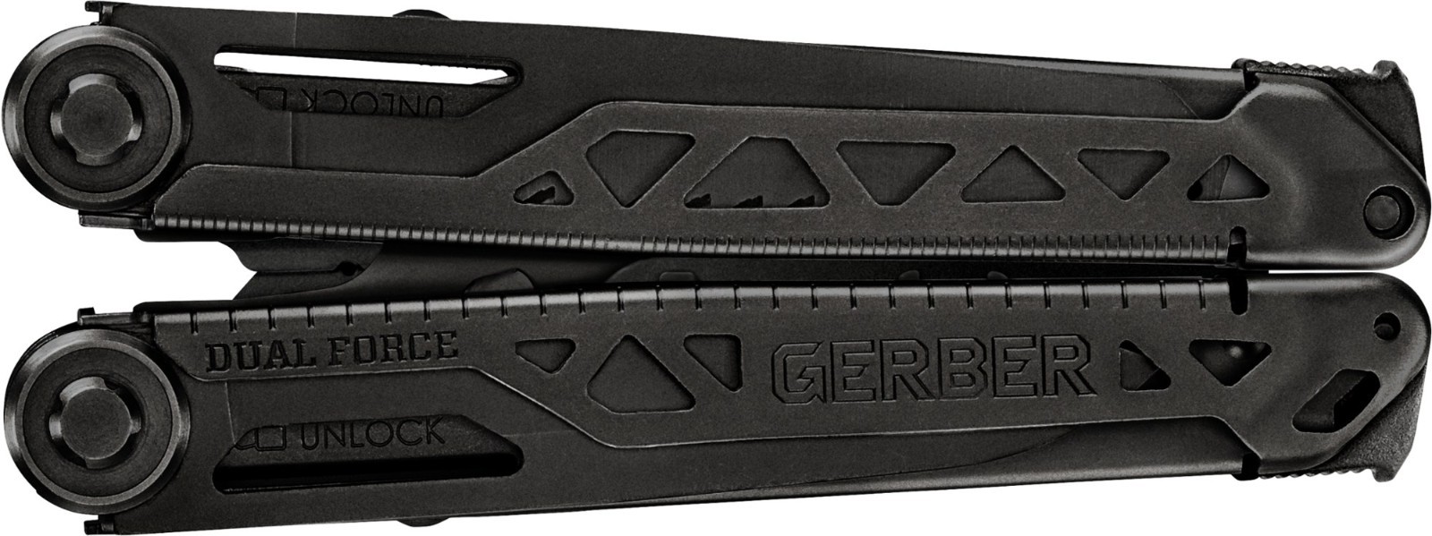 Gerber Dual Force Multi-Tool 12-in-1 Black Pliers Heavy Duty + Sheath NEW
