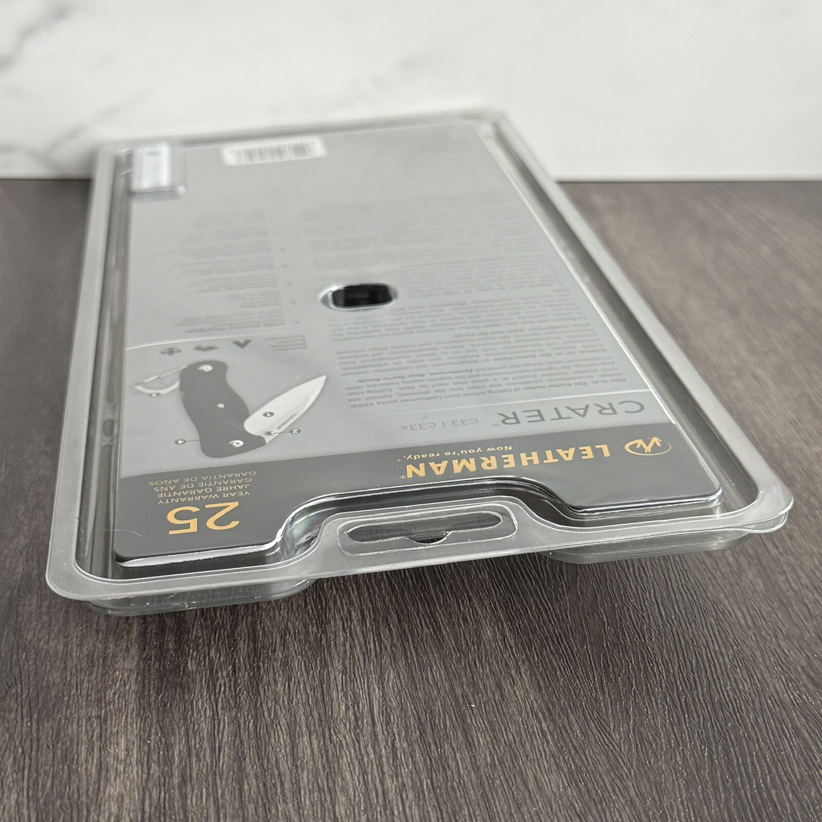 Leatherman C33X Black knife. Discontinued Model In a Sealed Clamshell