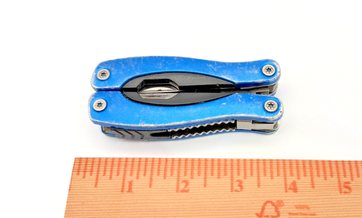 Pro-Master Blue Multi-Tool Pliers w/ Knife, Saw, File & Screwdrivers