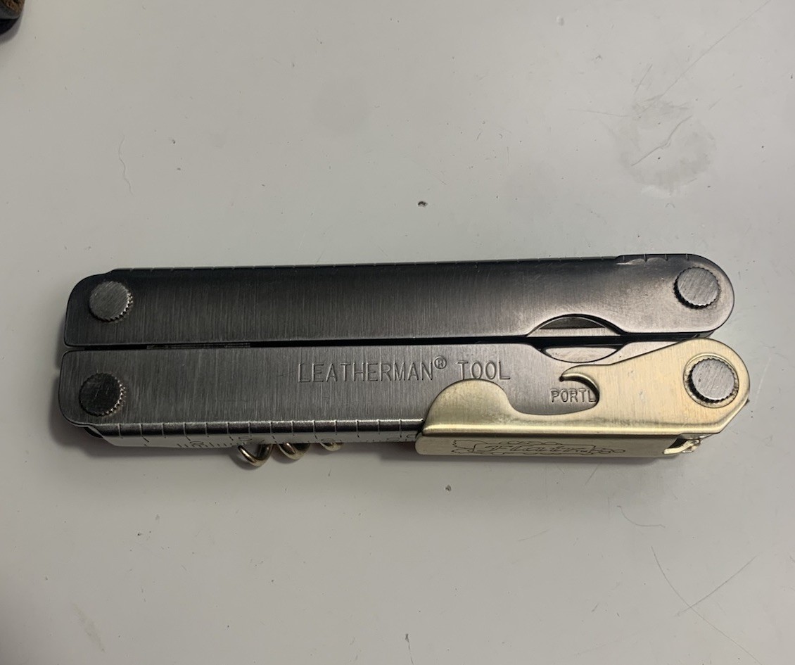 Leatherman Flair Stainless Multi-Tool Knife Corkscrew Rare Collectible Nov 1999