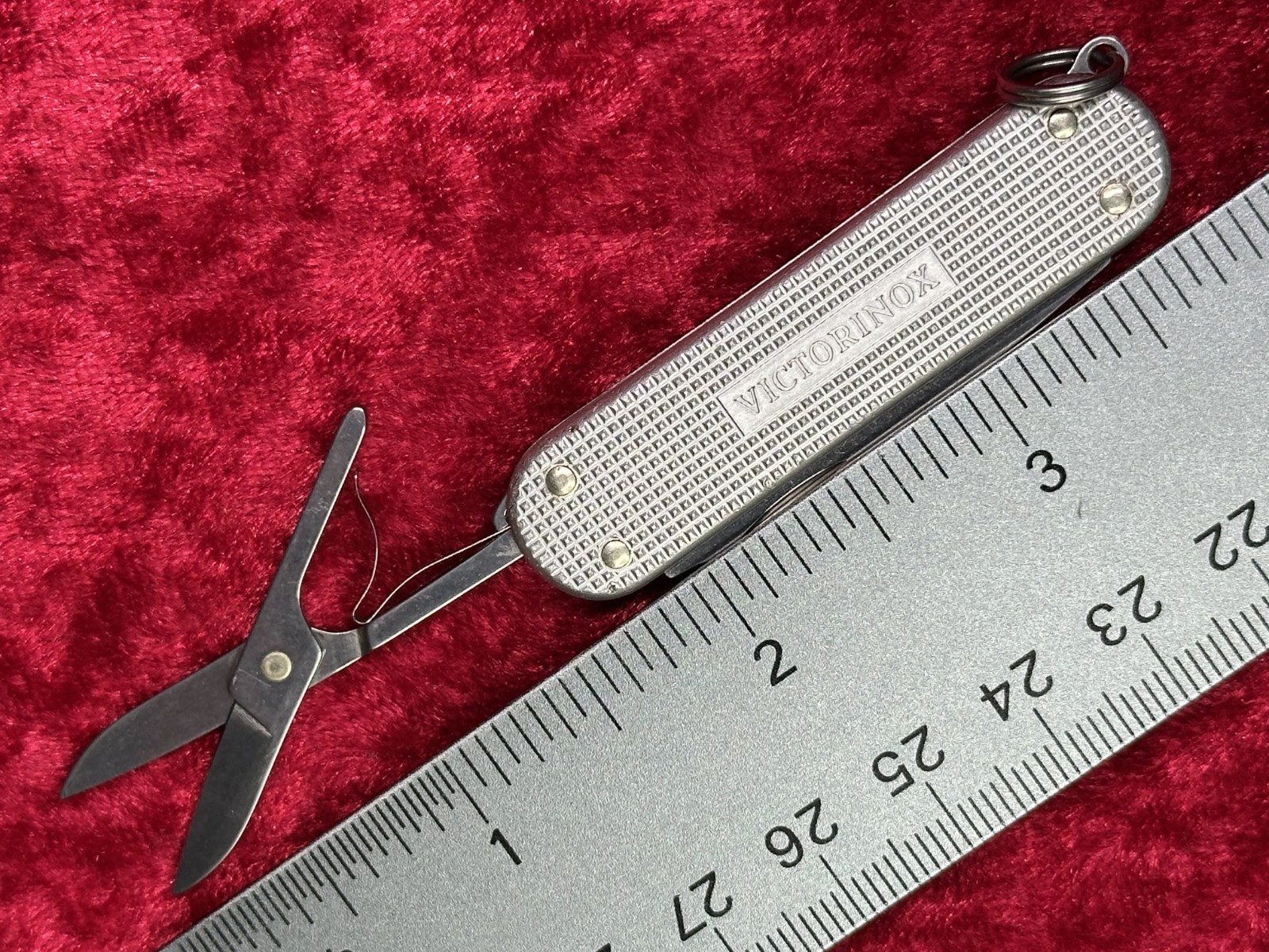 Victorinox Classic SD Silver Alox Swiss Army Knife 58mm 4 Tools KeyChain (503)