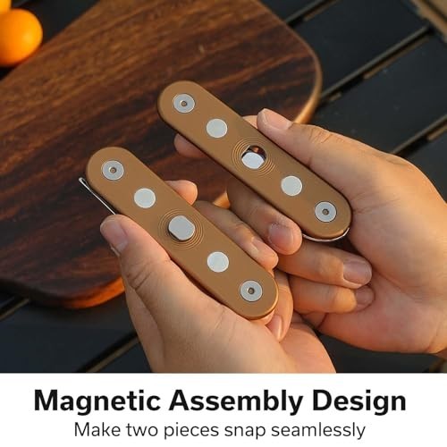 4-in-1 Camping Utensil Set – Stainless Steel Knife, Fork, Spoon & Bottle Opener,