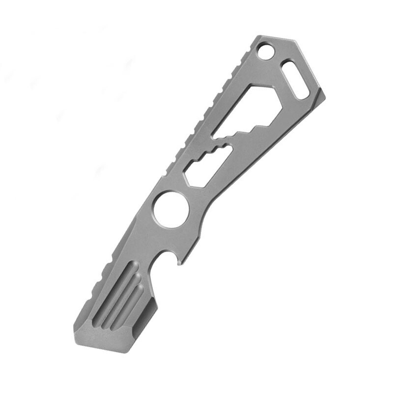 EDC Titanium Stainless Steel Multitool Card Crowbar Opener outdoor Pry Bar Tool