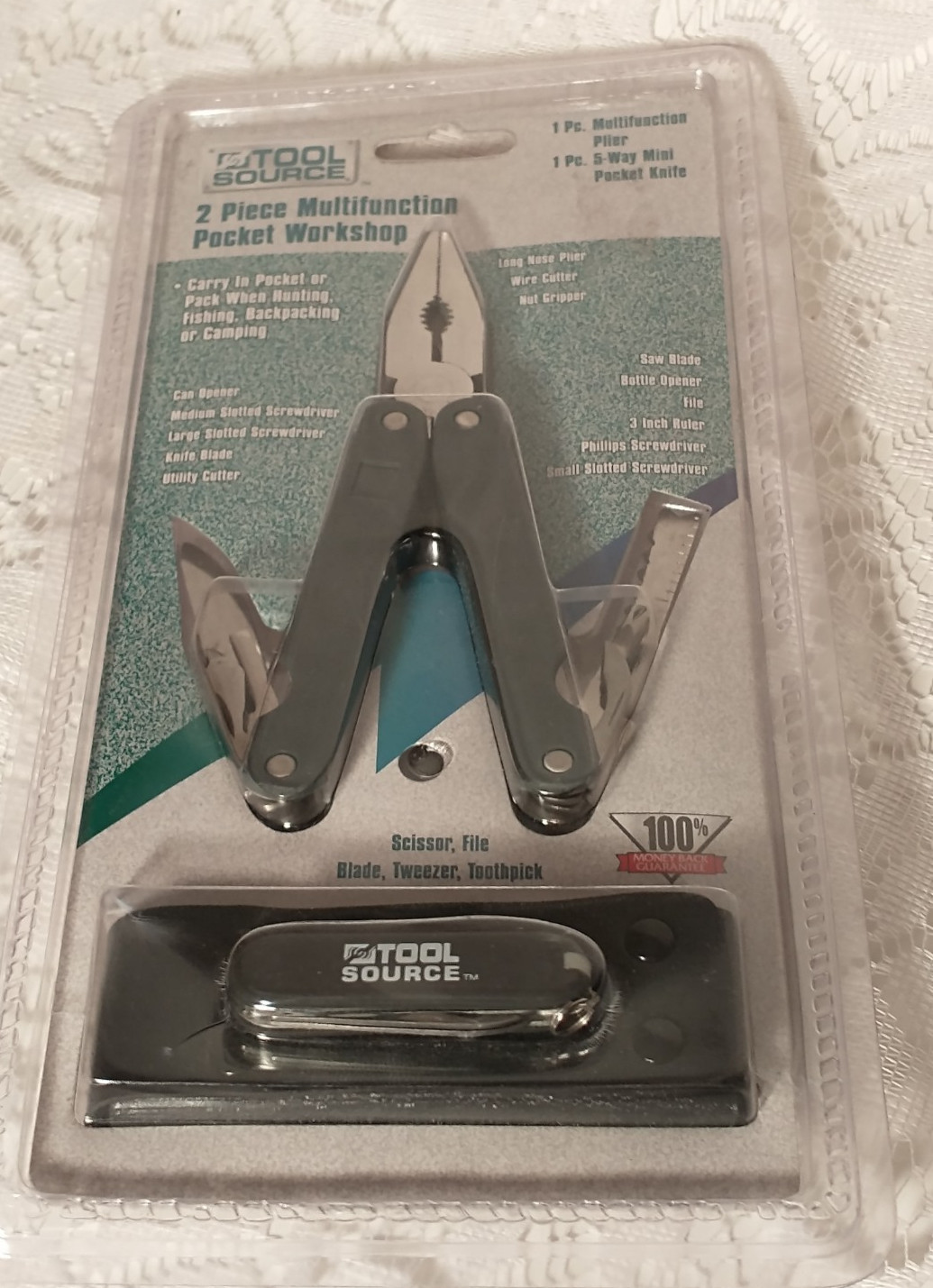 Tool Source 2 Piece Multifunction Pocket Workshop Home Tool tblbx1