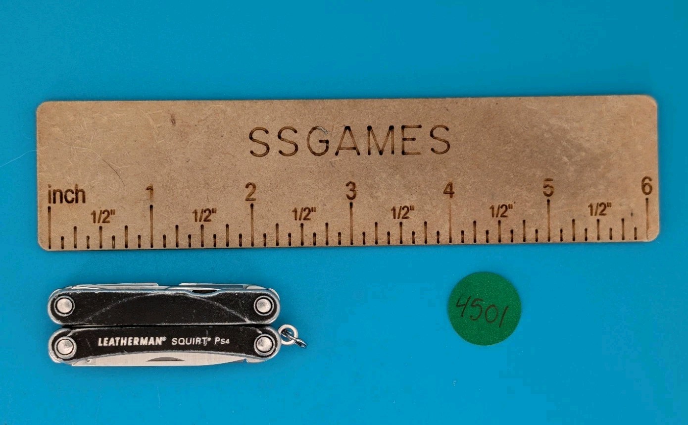 Leatherman SQUIRT PS4 Multi-Tool! BLACK! *broken scissors spring*