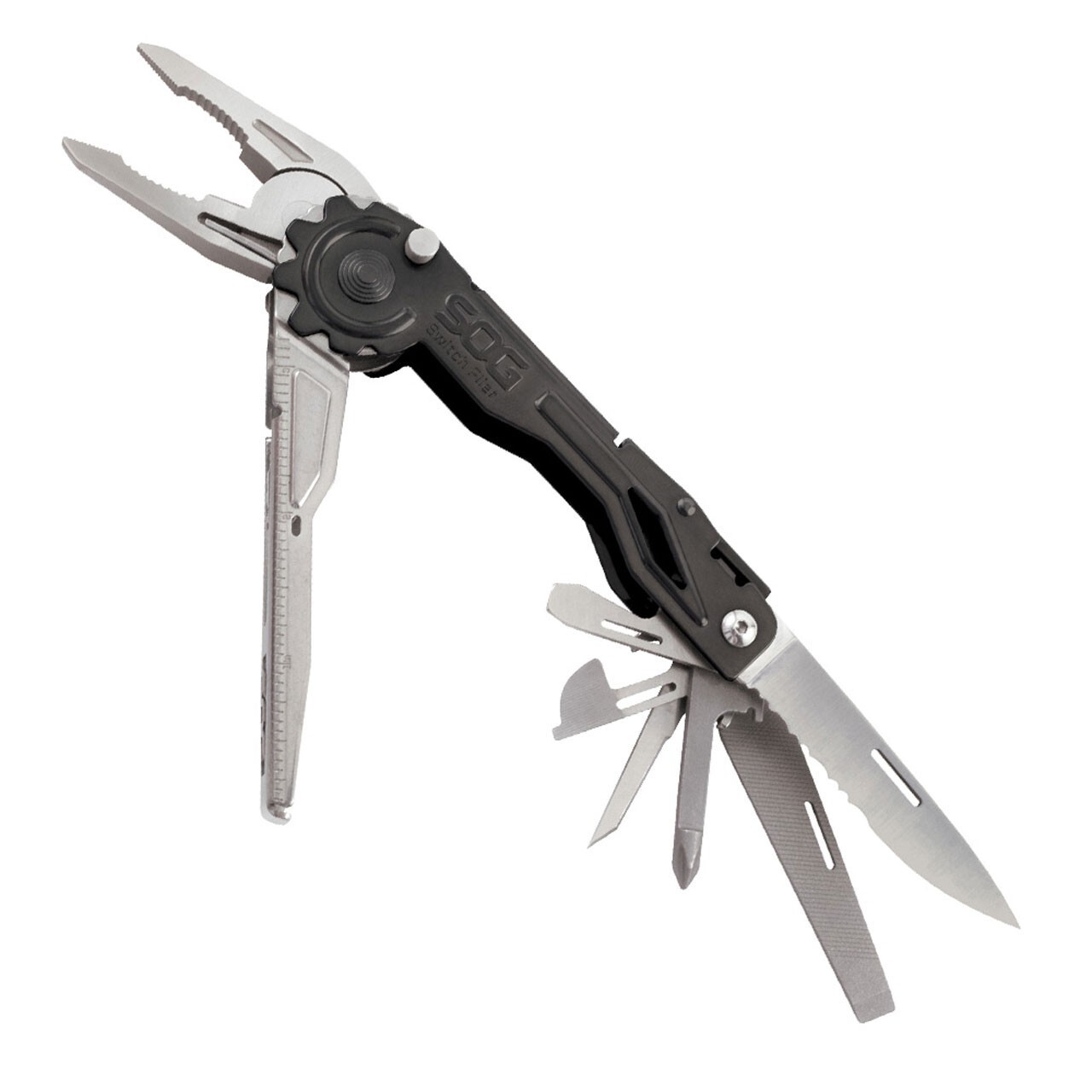 SOG Switchplier SWP1001-CP 12 Tool Multitool 4.3″ Closed 6.1″ Open