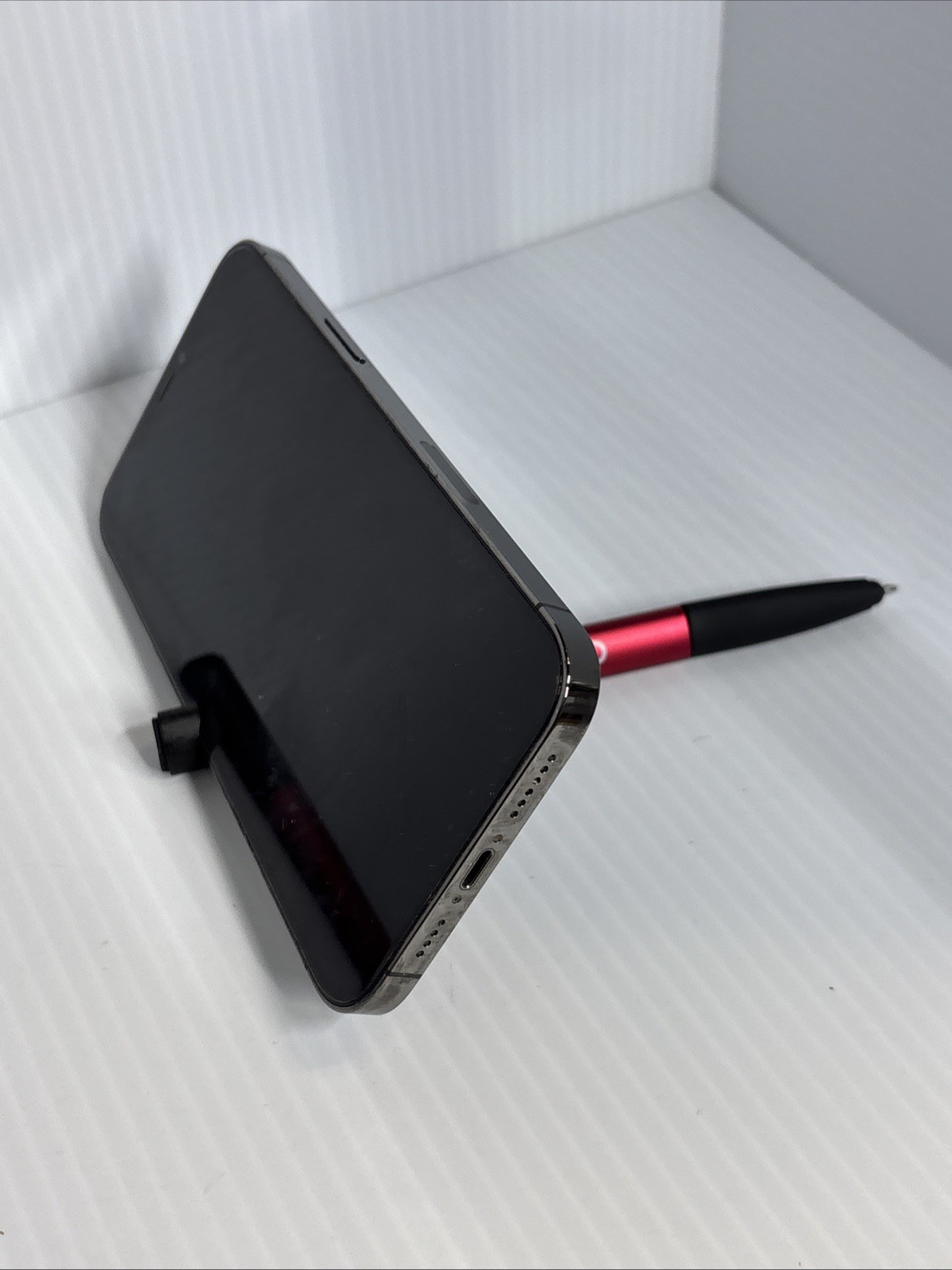 2 Red & Black Multi Tool Pen Screwdriver,level Ruler,ballpoint & Phone Holder