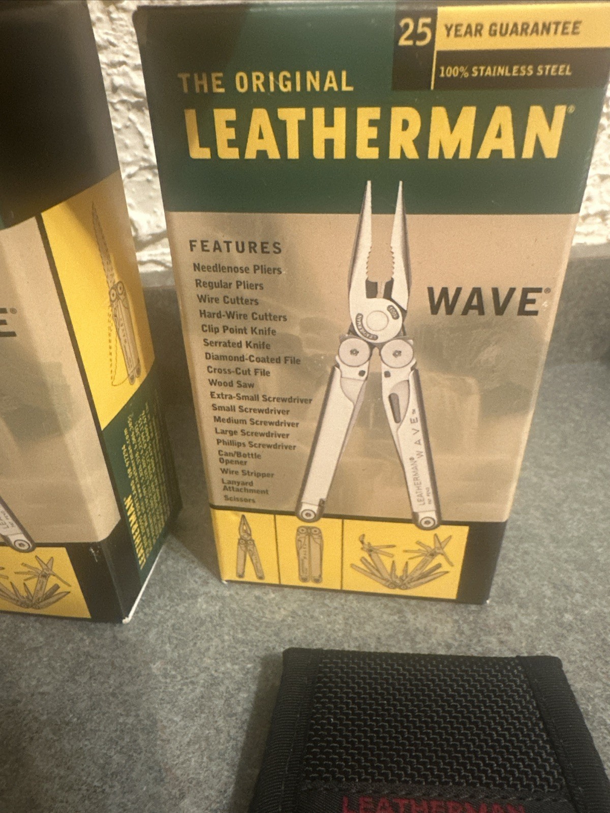 Vintage The Original Leatherman Wave Multi-Tool Nylon Sheath NOS Rare 2002