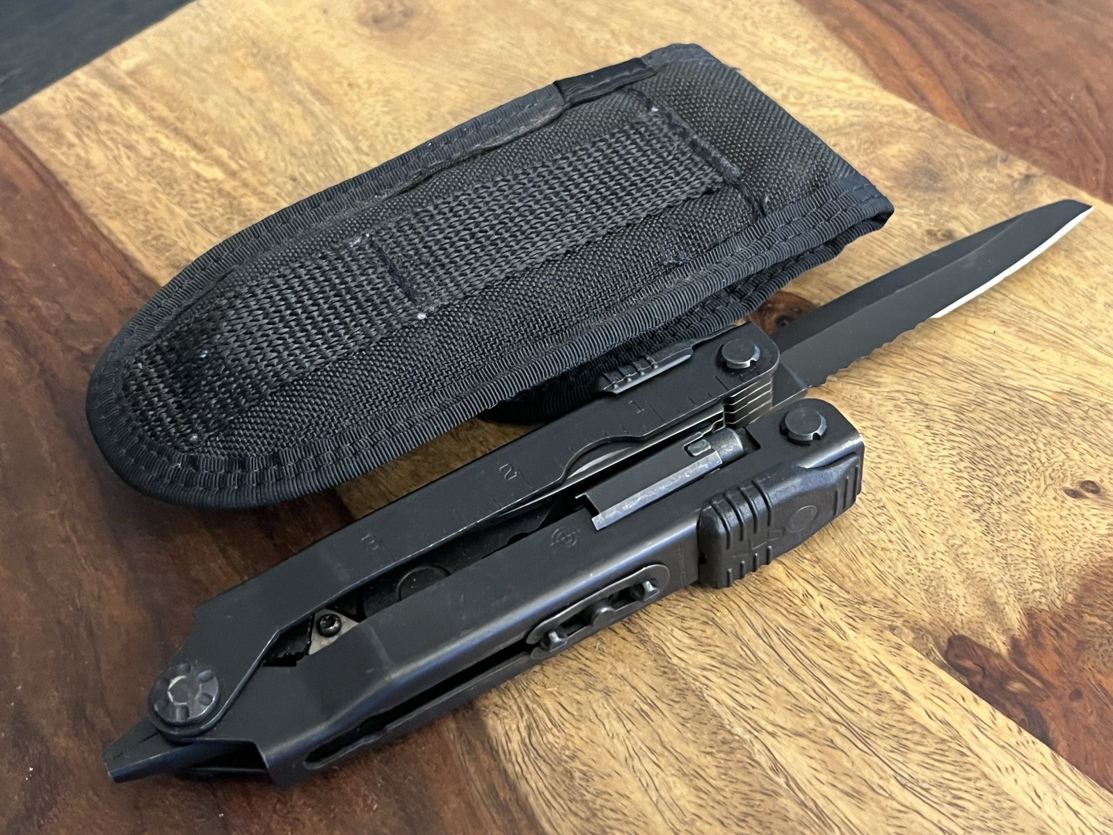 USA Gerber MP600-ST Sight Tool Multi Tool Military SUPER NICE w/Beautiful Sheath