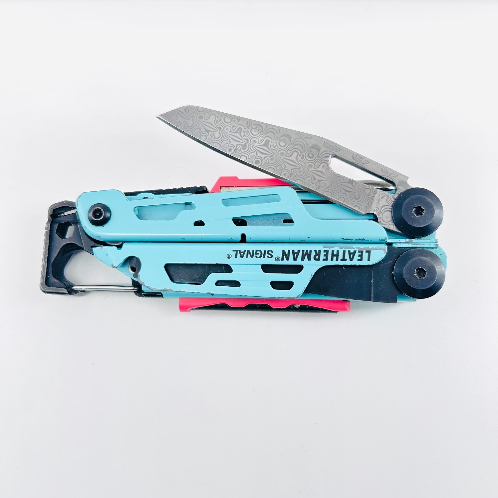 [USA STOCK] VG10 Damascus Replacement Blade for Leatherman Signal 60+ HRC EDC