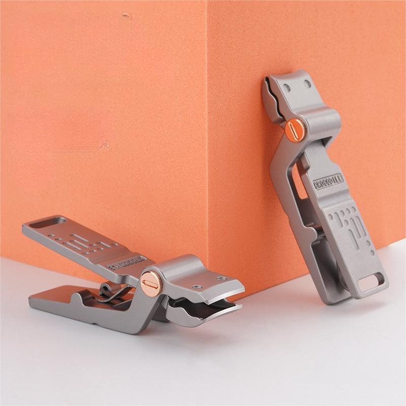 Hot Stainless Steel Nail Clipper EDC Large Opening Splash Proof Nail Care Tools