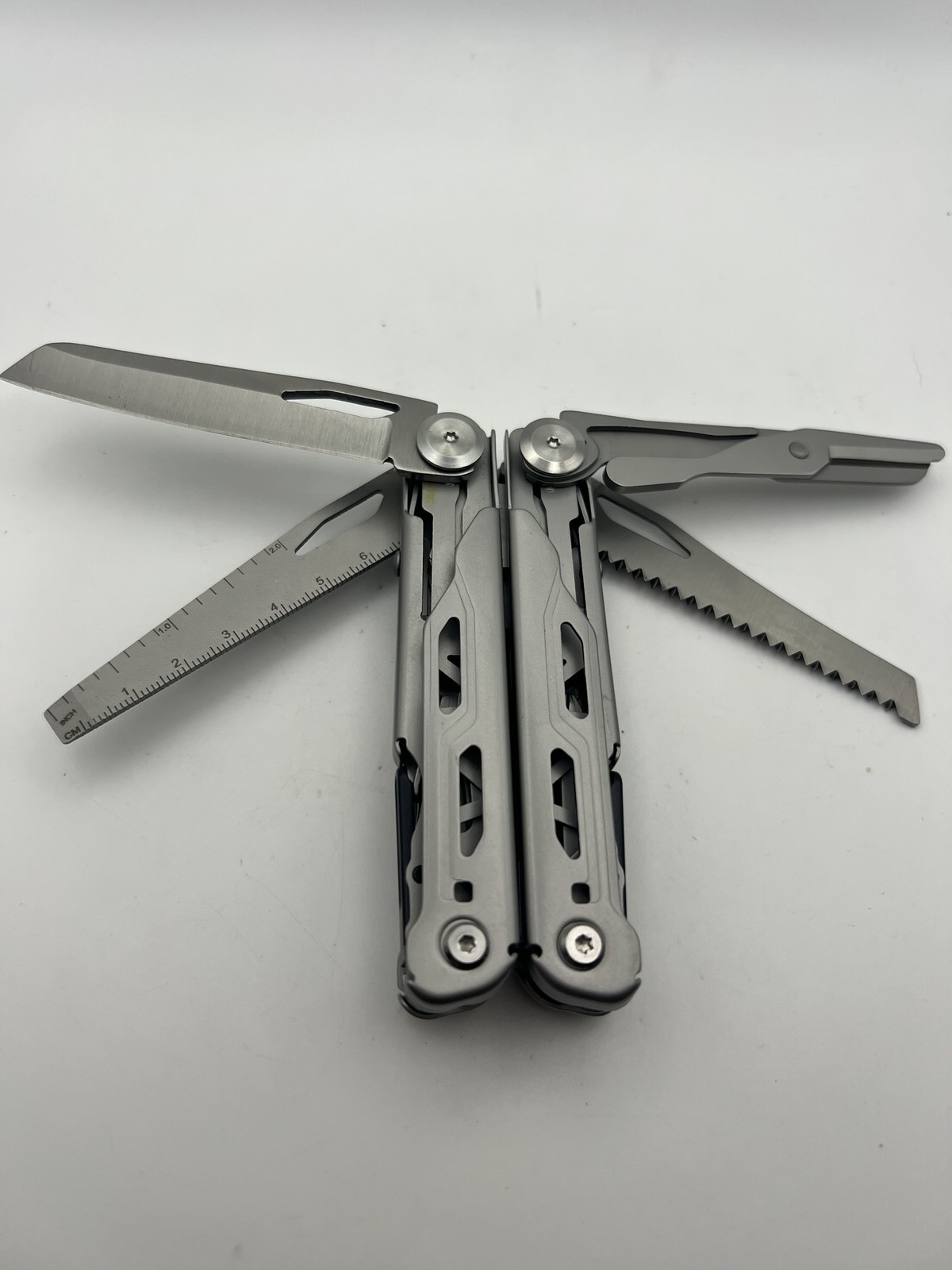 Multitool Stainless Steel Pliers Knife Saw File Screwdrivers With Sheath Camping