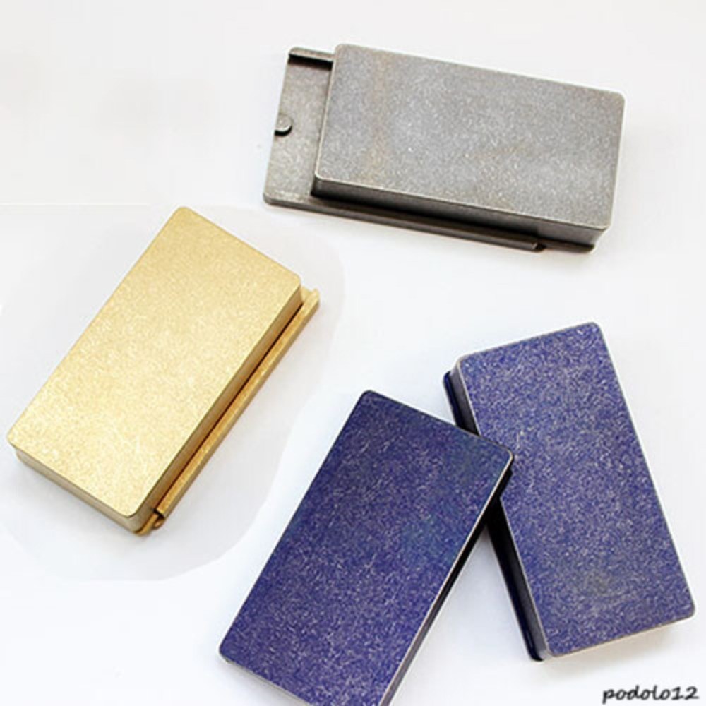 Brass / Titanium Alloy EDC Outdoor Storage Box Sealing Holder Container Case Box